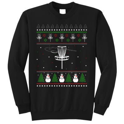 Disc Golf Ugly Christmas Sweater Pajama Gifts Sweatshirt