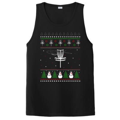 Disc Golf Ugly Christmas Sweater Pajama Gifts PosiCharge Competitor Tank