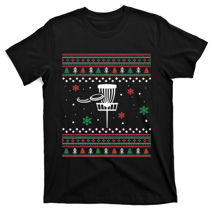 Disc Golf Ugly Christmas Pajama Xmas Gifts for golf T-Shirt