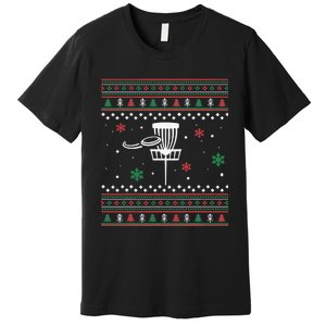 Disc Golf Ugly Christmas Pajama Xmas Gifts for golf Premium T-Shirt