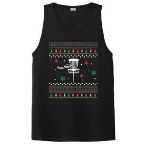 Disc Golf Ugly Christmas Pajama Xmas Gifts for golf PosiCharge Competitor Tank