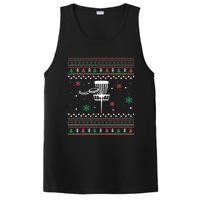 Disc Golf Ugly Christmas Pajama Xmas Gifts for golf PosiCharge Competitor Tank