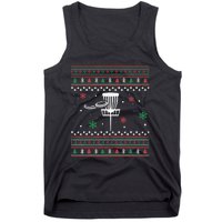 Disc Golf Ugly Christmas Pajama Xmas Gifts for golf Tank Top