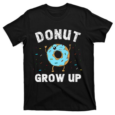 Donut Grow Up Birthday Party Blue Donut Outfit T-Shirt