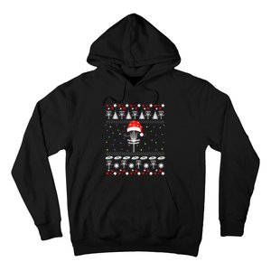 Disc Golf Ugly Christmas Sweater Pajama Hoodie