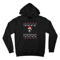 Disc Golf Ugly Christmas Sweater Pajama Hoodie