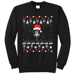 Disc Golf Ugly Christmas Sweater Pajama Sweatshirt