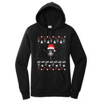 Disc Golf Ugly Christmas Sweater Pajama Women's Pullover Hoodie