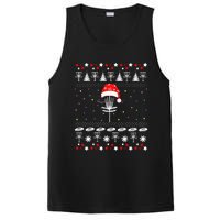 Disc Golf Ugly Christmas Sweater Pajama PosiCharge Competitor Tank