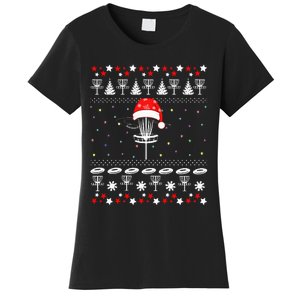 Disc Golf Ugly Christmas Sweater Pajama Women's T-Shirt