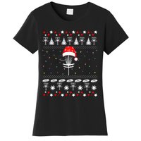 Disc Golf Ugly Christmas Sweater Pajama Women's T-Shirt