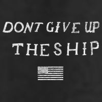 Dont Give Up The Ship Us Flag DonT Patriot Independence Gift Adult Drive Performance Visor