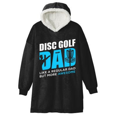 Disc Golf Vintage Funny Disc Golfing Dad Lover Player Gift Hooded Wearable Blanket