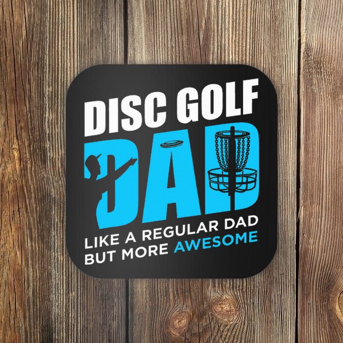 Disc Golf Vintage Funny Disc Golfing Dad Lover Player Gift Coaster