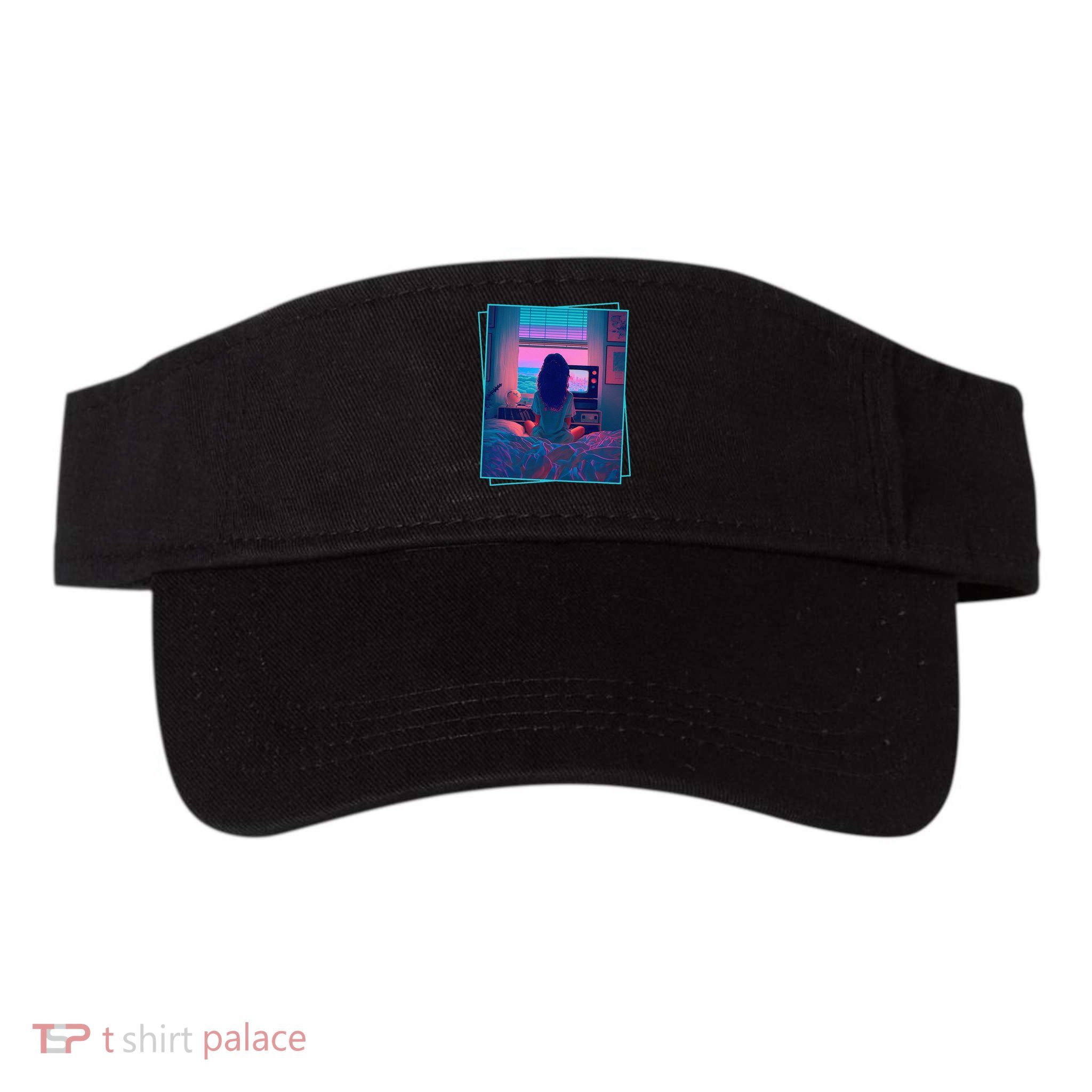 Dreamy Girl Vaporwave Anime Chill 90s Ethereal Alt Aesthetic Visor