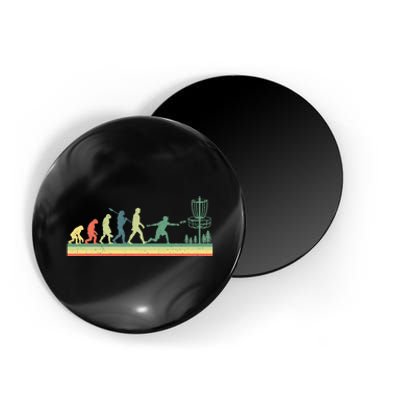 Disc Golf Vintage Sports Evolution Costume Family Magnet