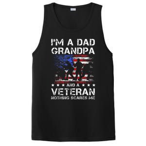 Dad Grandpa Veteran Nothing Scares Fathers Day PosiCharge Competitor Tank