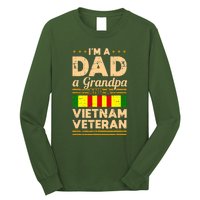 Dad Grandpa Vietnam Veteran Vintage Long Sleeve Shirt