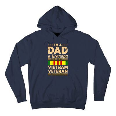 Dad Grandpa Vietnam Veteran Vintage Tall Hoodie