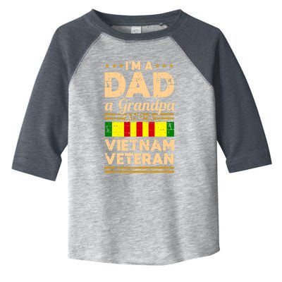 Dad Grandpa Vietnam Veteran Vintage Toddler Fine Jersey T-Shirt