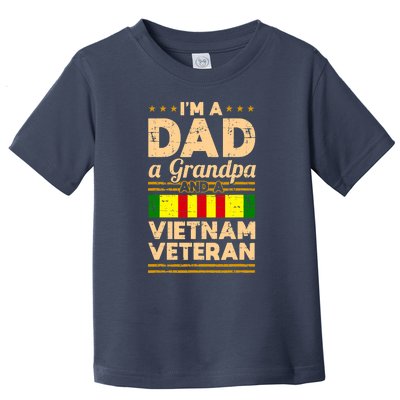 Dad Grandpa Vietnam Veteran Vintage Toddler T-Shirt