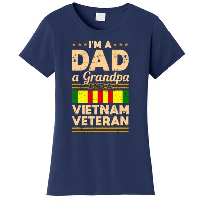 Dad Grandpa Vietnam Veteran Vintage Women's T-Shirt