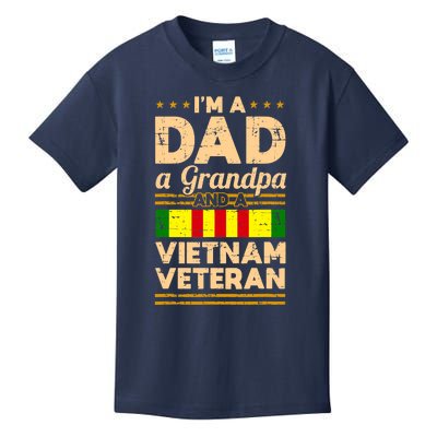 Dad Grandpa Vietnam Veteran Vintage Kids T-Shirt