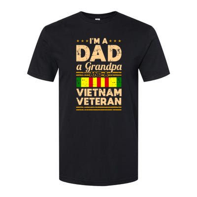 Dad Grandpa Vietnam Veteran Vintage Softstyle® CVC T-Shirt