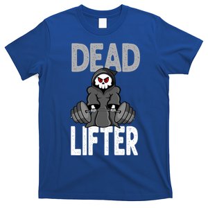 Deadlifting Gym Workout Fitness Grim Reaper Deadlifter Gift T-Shirt