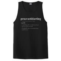 Darts Gifts Women Procrastidarting Funny Dart Player PosiCharge Competitor Tank