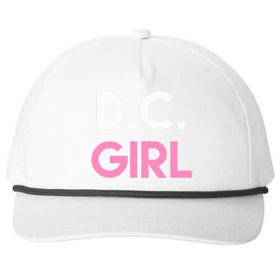 Dc Girl Washington Dc Snapback Five-Panel Rope Hat