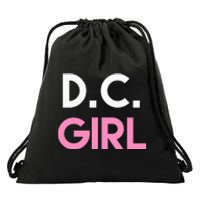 Dc Girl Washington Dc Drawstring Bag