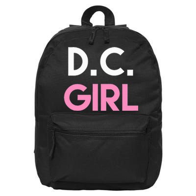 Dc Girl Washington Dc 16 in Basic Backpack