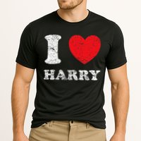 Distressed Grunge Worn Out Style I Love Harry Cooling Performance Crew T-Shirt
