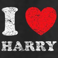 Distressed Grunge Worn Out Style I Love Harry 11oz C Handle Ceramic Mug
