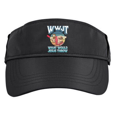 Disc Golf Wwjt What Would Jesus Throw Frisbee Golf Christian Adult Drive Performance Visor