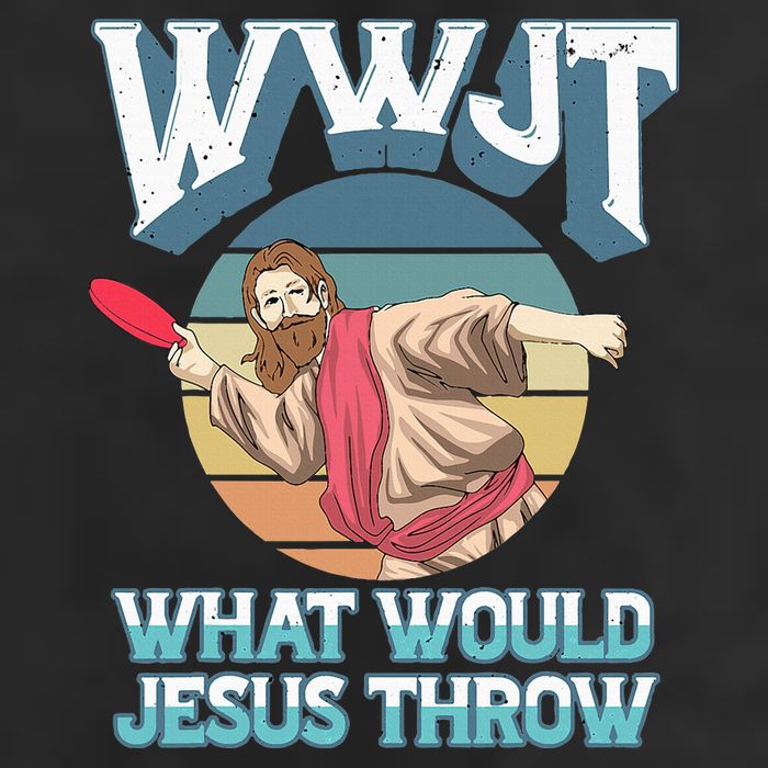 Disc Golf Wwjt What Would Jesus Throw Frisbee Golf Christian Hat
