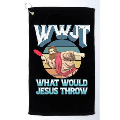 Disc Golf Wwjt What Would Jesus Throw Frisbee Golf Christian Golf Towel