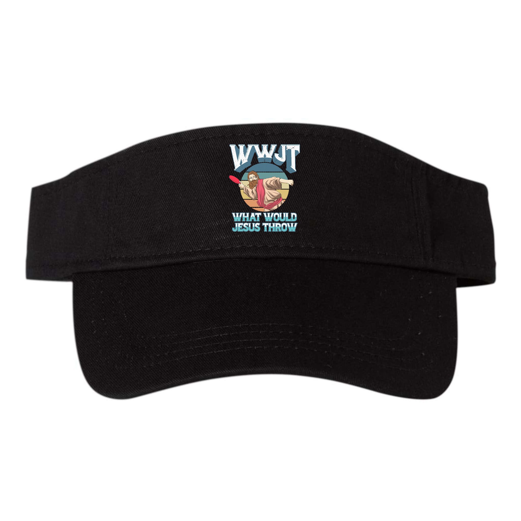 Disc Golf Wwjt What Would Jesus Throw Frisbee Golf Christian Visor