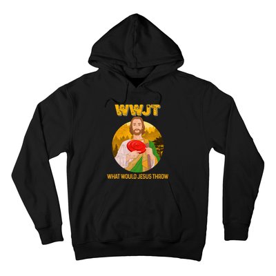 Disc Golf What Would Jesus Throw Frisbee Golf Hoodie