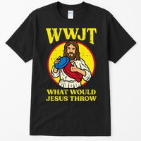 Disc Golf Wwjt What Would Jesus Throw Frisbee Tall T-Shirt