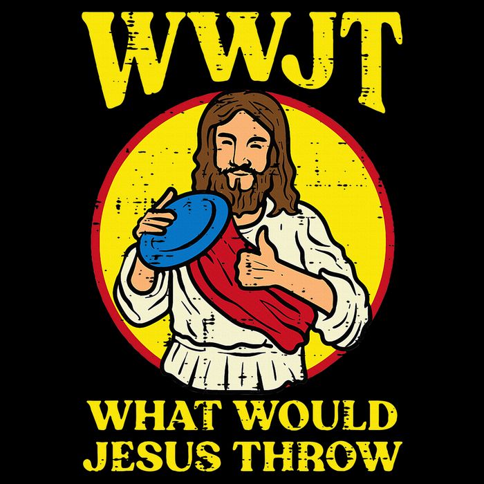 Disc Golf Wwjt What Would Jesus Throw Frisbee Impact Tech Backpack