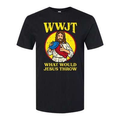 Disc Golf Wwjt What Would Jesus Throw Frisbee Softstyle CVC T-Shirt