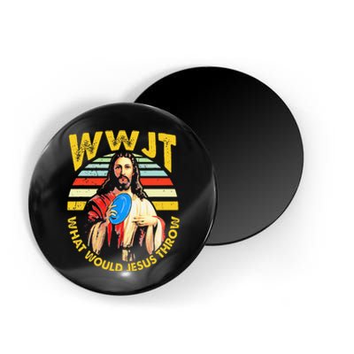 Disc Golf What Would Jesus Throw Frisbee Golf Wwjt Christian Magnet