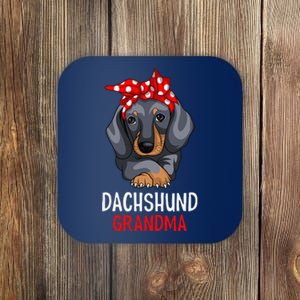 Dachshund Grandma Weenie Dog Lover Funny Weiner Dog Coaster