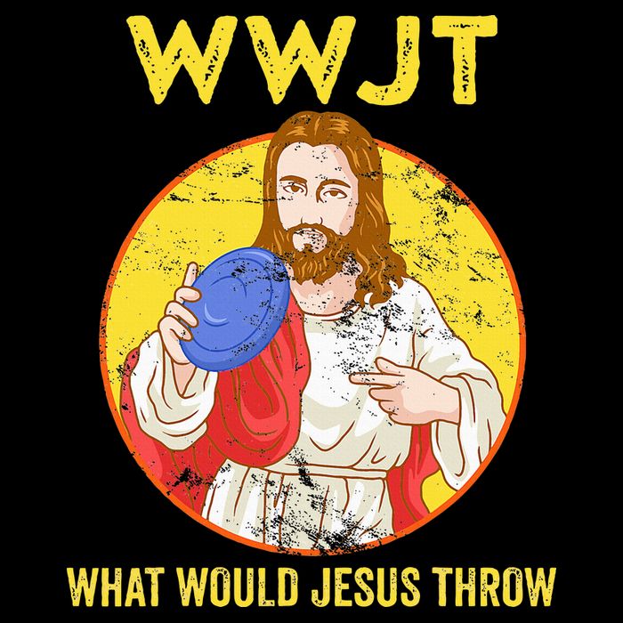 Disc Golf What Would Jesus Throw Frisbee Golf 16 in Basic Backpack