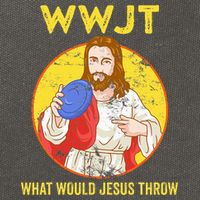 Disc Golf What Would Jesus Throw Frisbee Golf Cotton Canvas Backpack