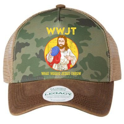 Disc Golf What Would Jesus Throw Frisbee Golf Legacy Tie Dye Trucker Hat