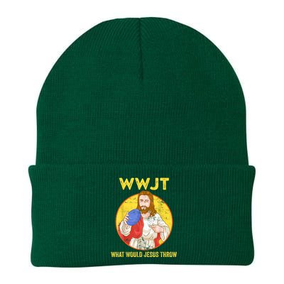 Disc Golf What Would Jesus Throw Frisbee Golf Knit Cap Winter Beanie