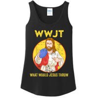 Disc Golf What Would Jesus Throw Frisbee Golf Ladies Essential Tank